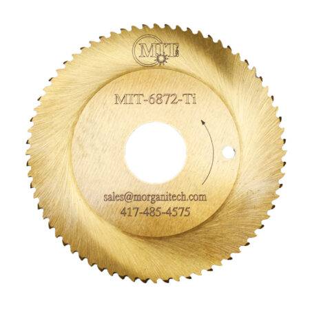 titanium nitrate coated saw blade for orbital cutting saws. Universal for Georg Fischer, Axxair, and more