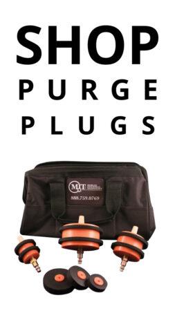 Shop Purge Plugs Banner Vertical