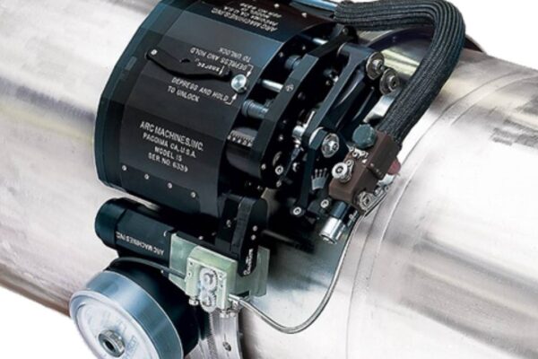 Arc Machines AMI Model 15 Open Weld Head on Stainless Steel Tube