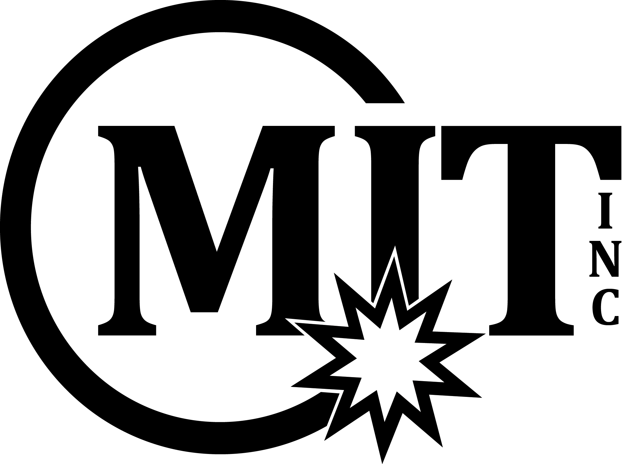 Black MIT Mark Icon Transparent Background